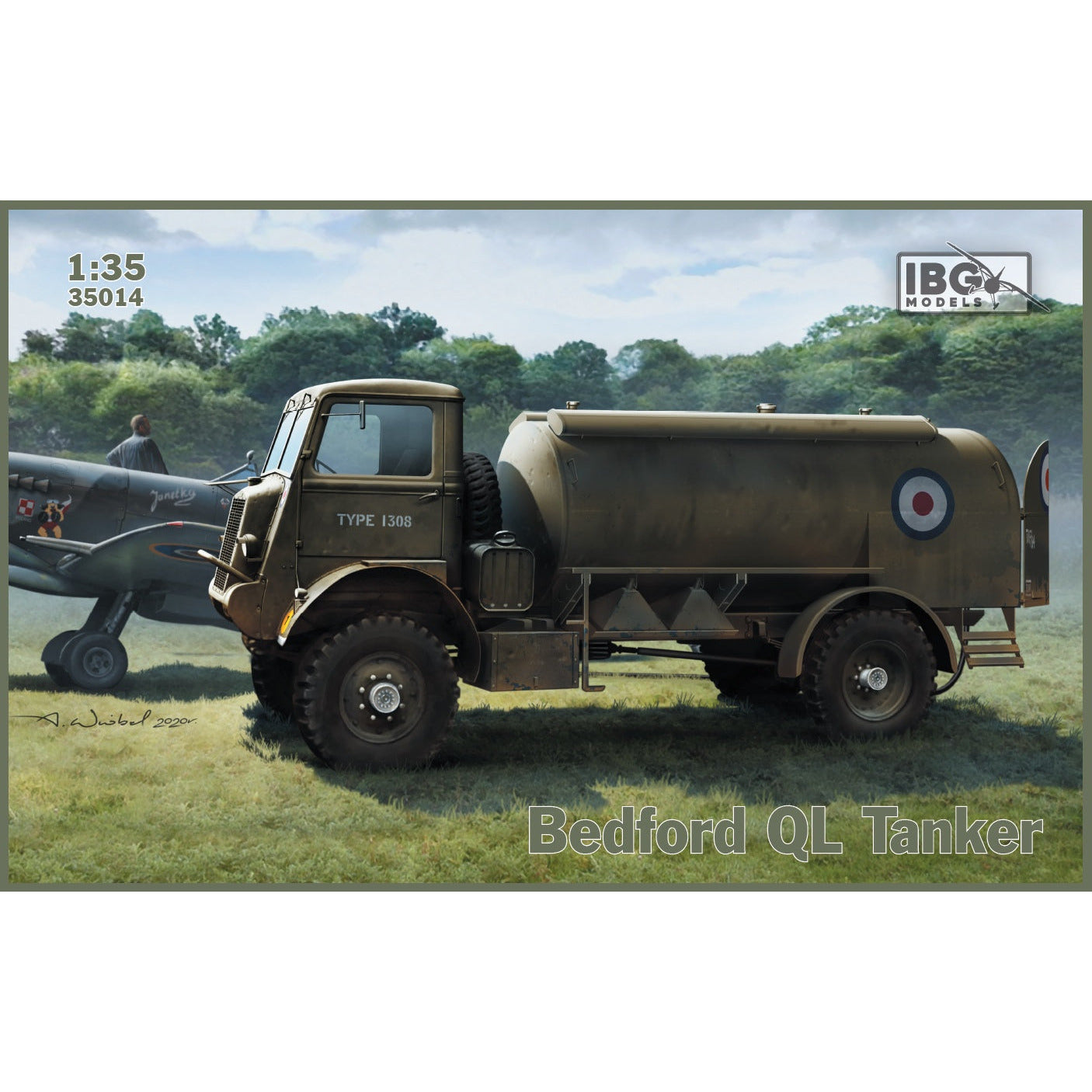 Bedford QL Petrol Tanker 1/35 #35014 by IBG Models