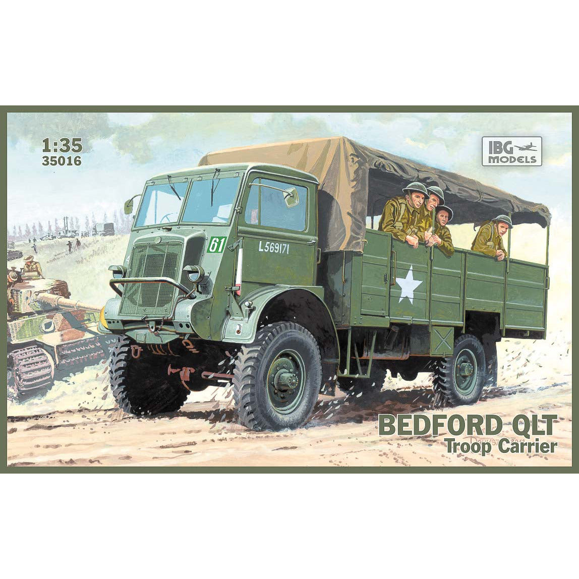 Bedford QLT Troop Carrier 1/35 #35016 by IBG Models