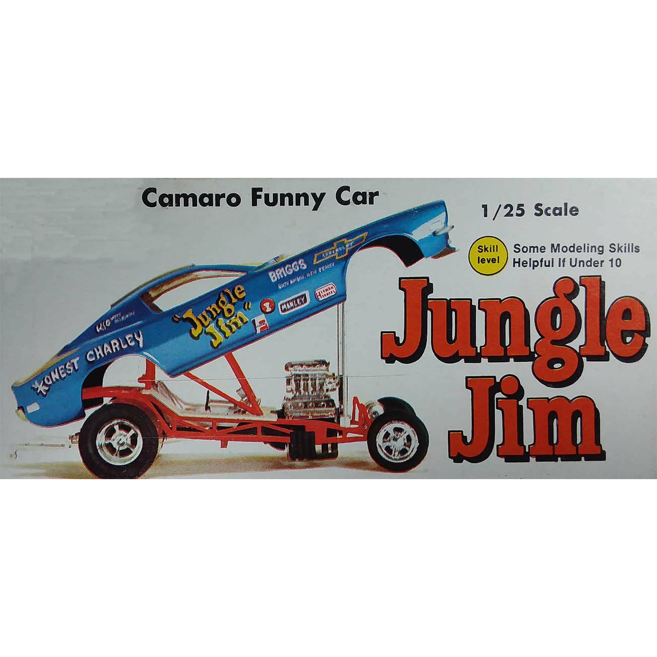 1971 Jungle Jim Camaro Funny Car 1/25 #H1440 by Atlantis