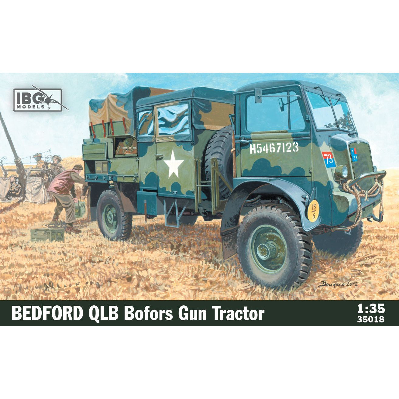 Bedford QLB Bofors Gun Tractor 1/35 #35018 by IBG Models