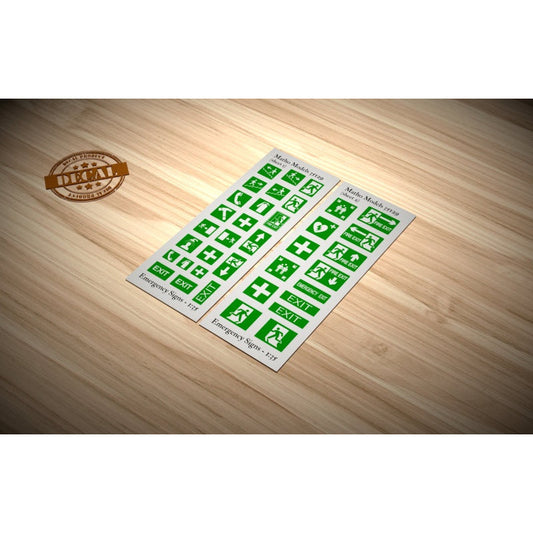 Emergency Signs1/35 #35129 by Matho