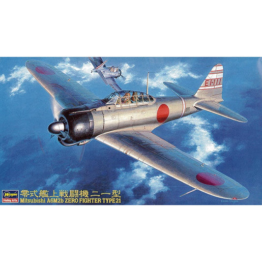 Mitsubishi A6M2b Zero Fighter Type 21 1/48 #19143 by Hasegawa