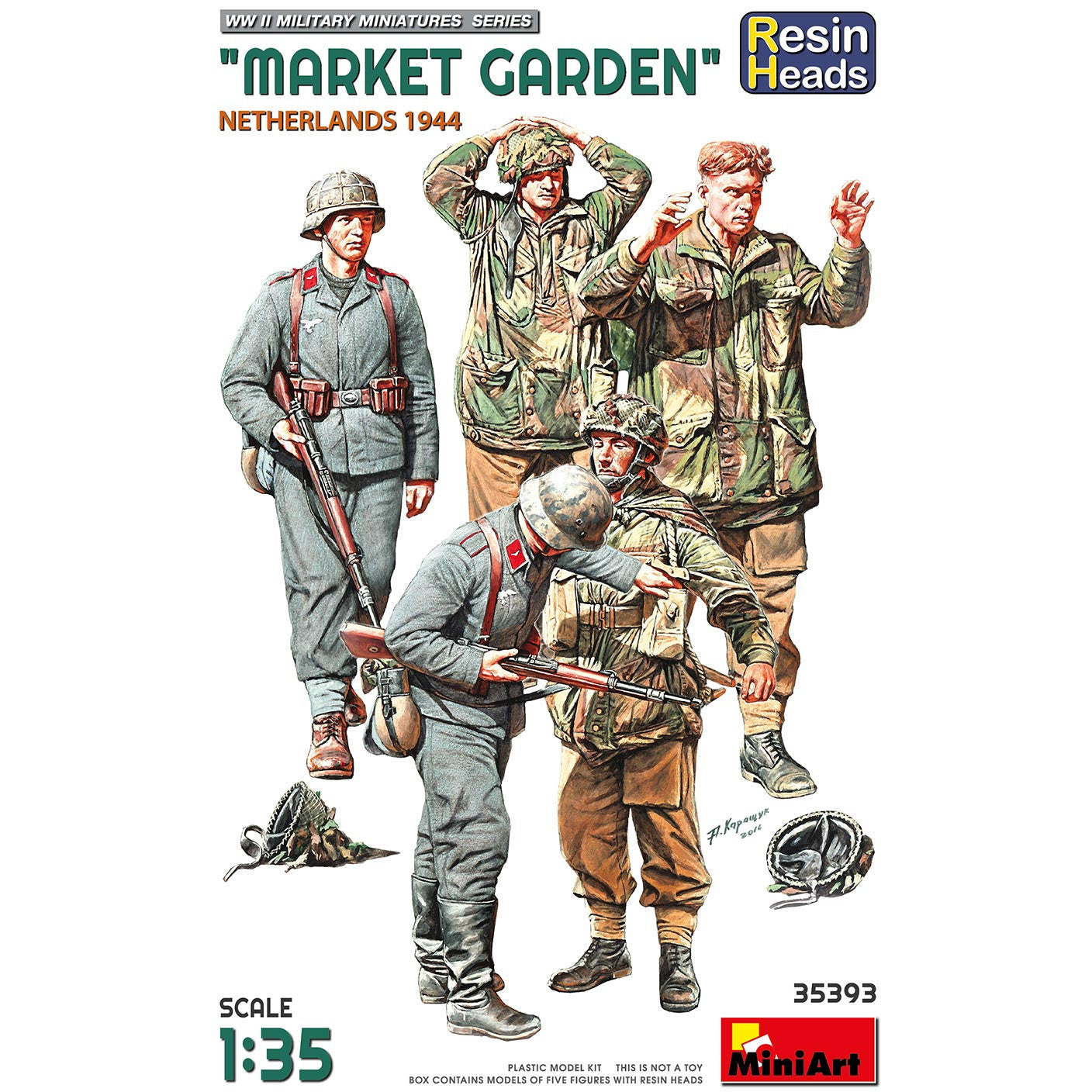 Market Garden (Netherlands 1944) #35393 1/25 Scenery Kit by MiniArt