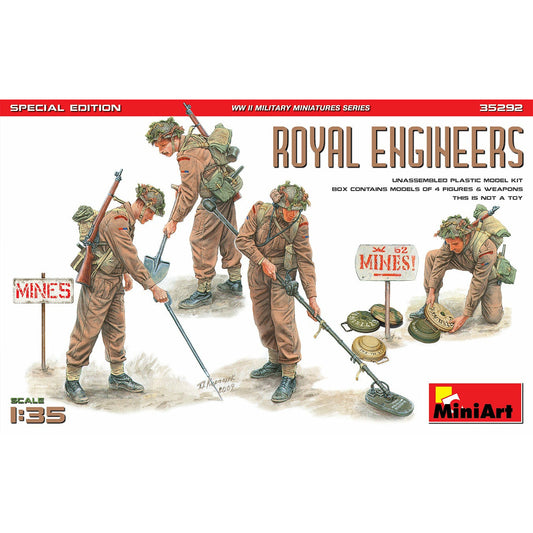 Royal Engineers Special Edition #35292 1/35 Figure Kit by MiniArt
