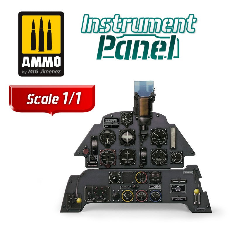 Messerschmitt Bf 109 E - Instrument Panel 1/1 by Ammo Mig