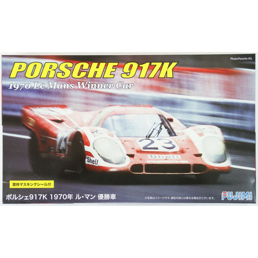Porsche 917K '70 LeMans Winner w/Window Frame Masking 1/24 #126074 by Fujimi