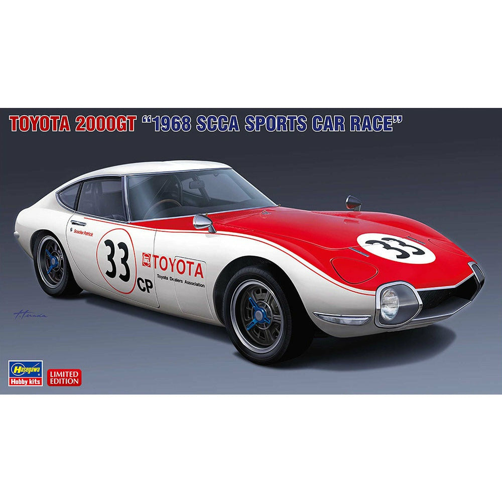 Toyota 2000GT 1968 SCCA Sports Car Race 1/24 #20520 by Hasegawa