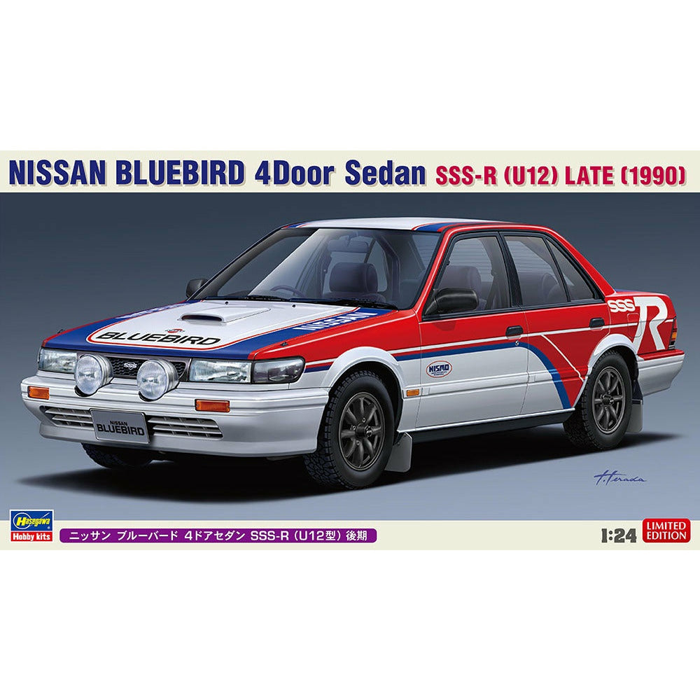 Nissan Bluebird 4Door Sedan SSS-R (U12) Late (1990) 1/24 #20521 by Hasegawa