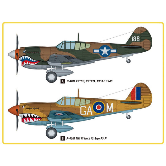 Curtiss P-40M & Kittyhawk Mk.III 1/48 #85801 by Hobby Boss