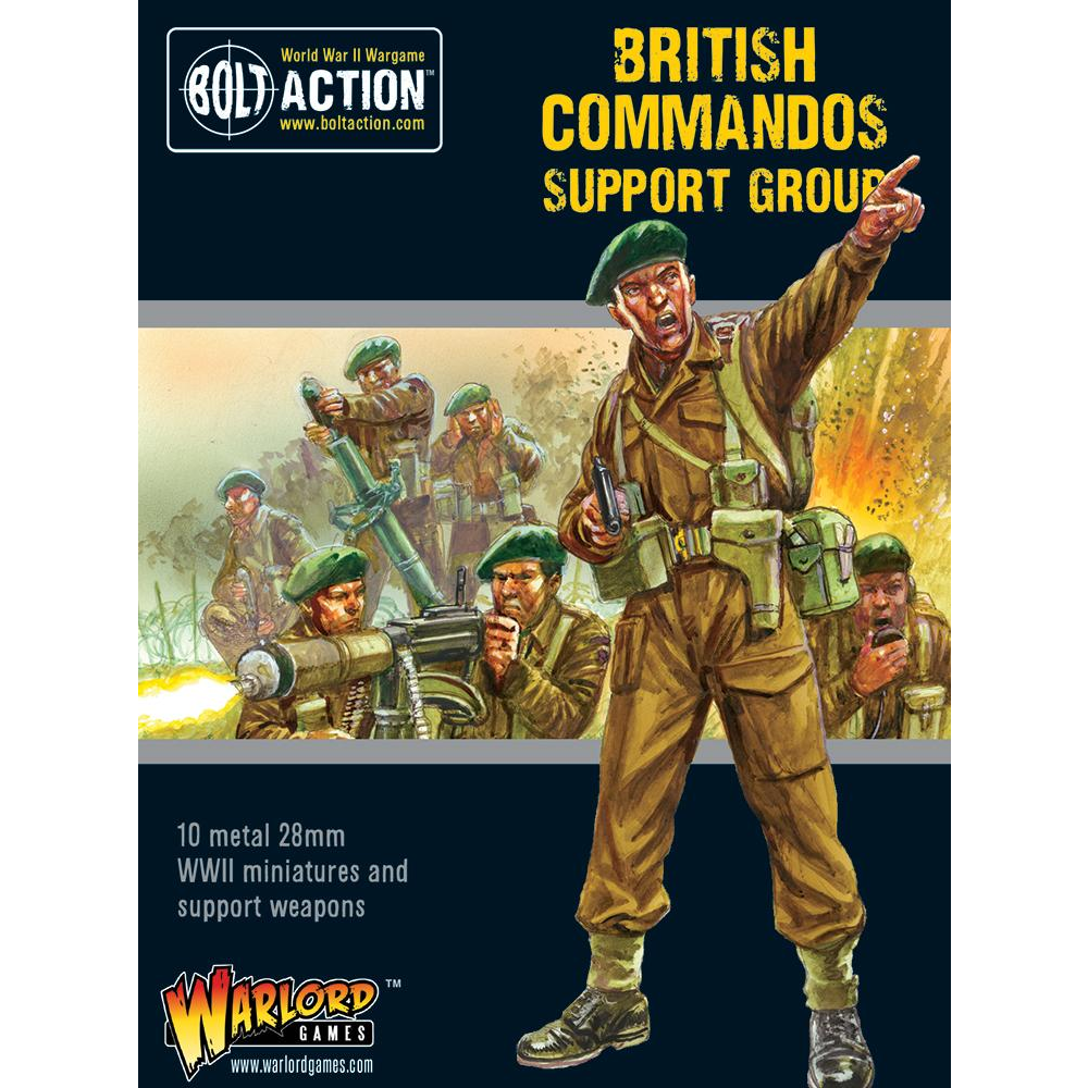 Bolt Action Commandos Support Group WLG-402211102 by Warlord Games
