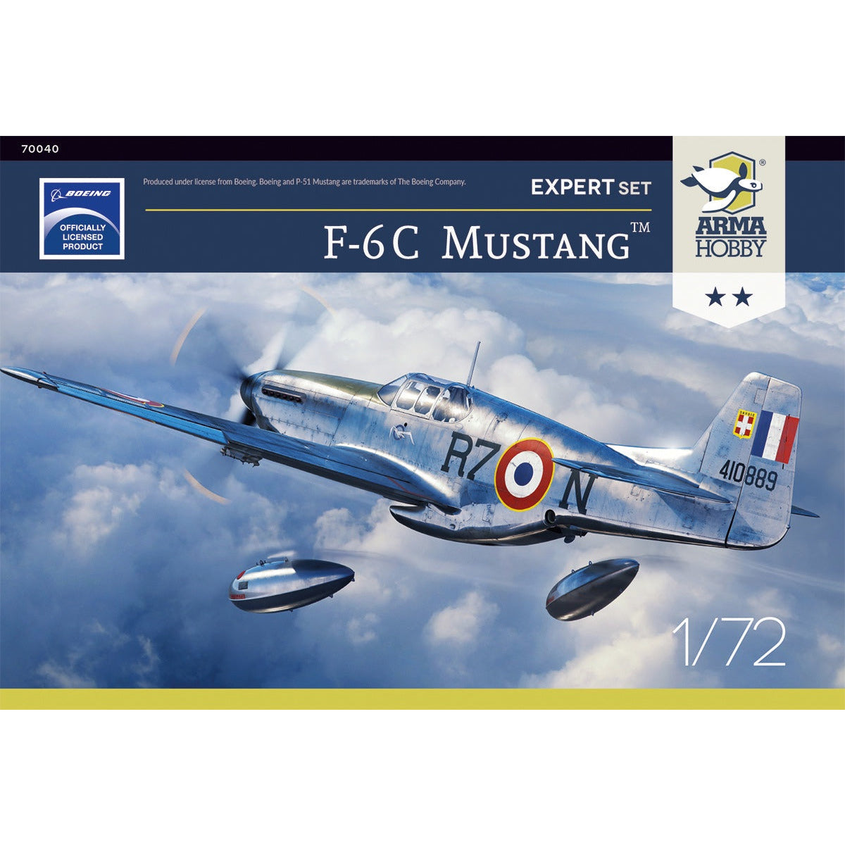 F-6C Mustang Expert Set 1/72 #70040 by Arma Hobby