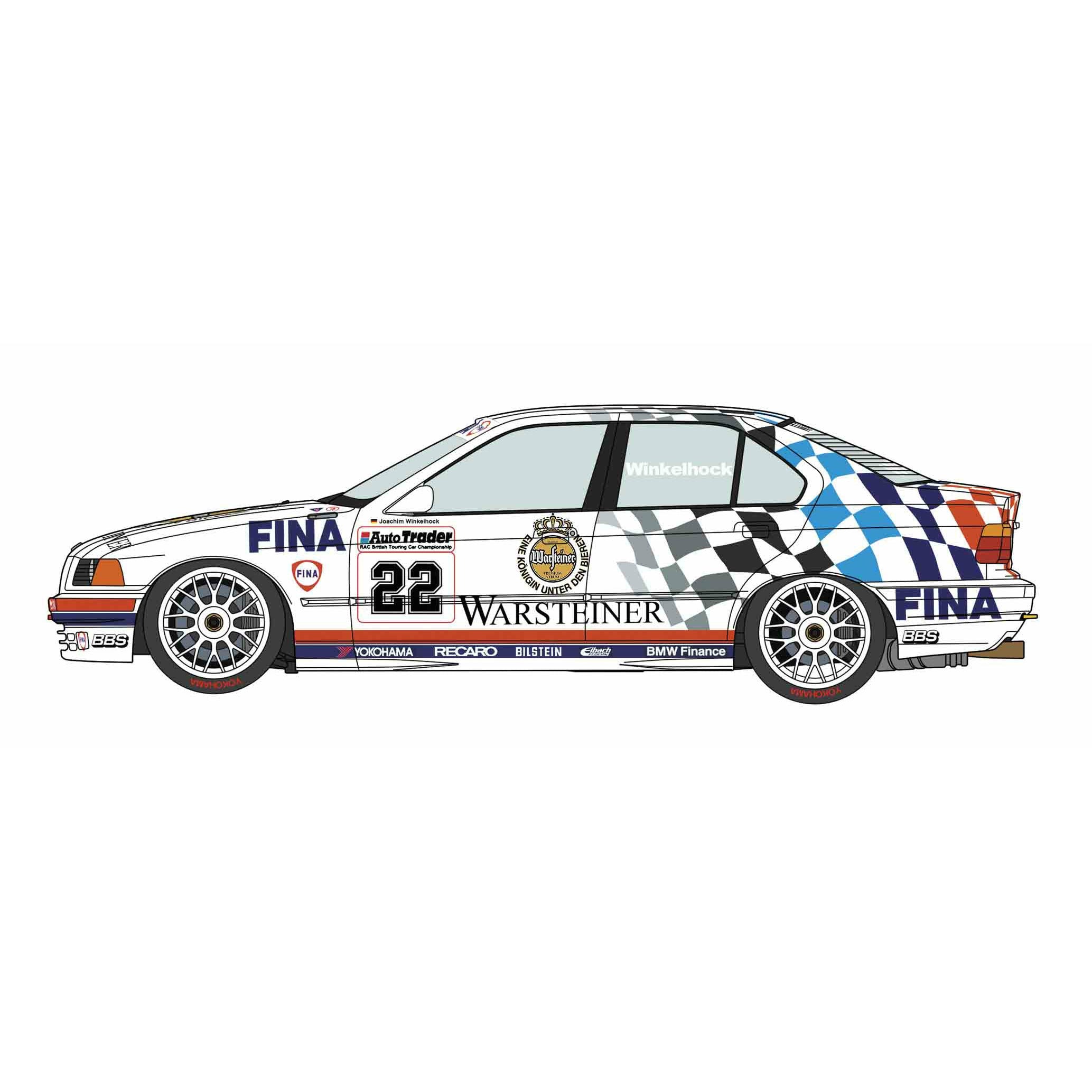 Team Schnitzer BMW 318i "1993 BTCC Champion" 1/24 #20551 by Hasegawa