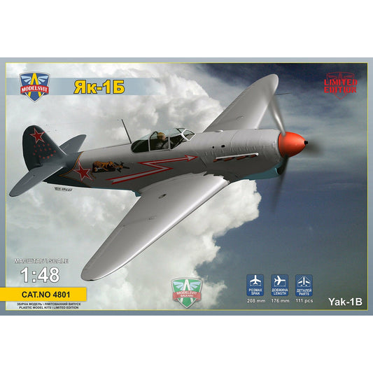 Yak-1B Soviet Fighter 1/48 #4801 by Modelsvit