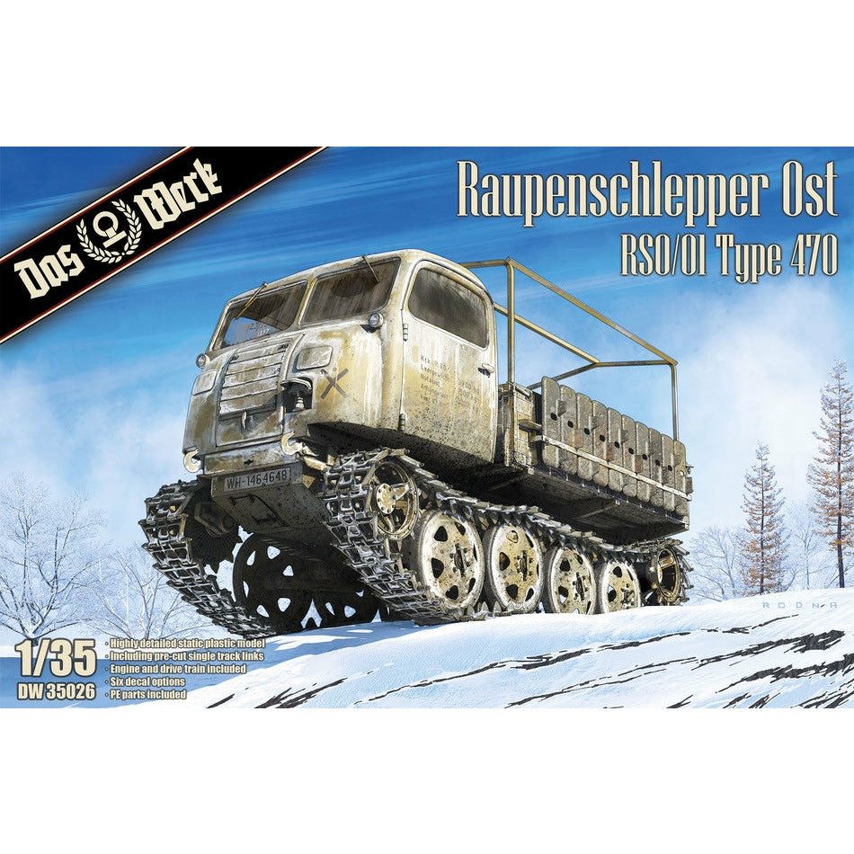 Raupenschlepper Ost - RSO /01 Type 470 1/35 #DS35026 by Das Werk