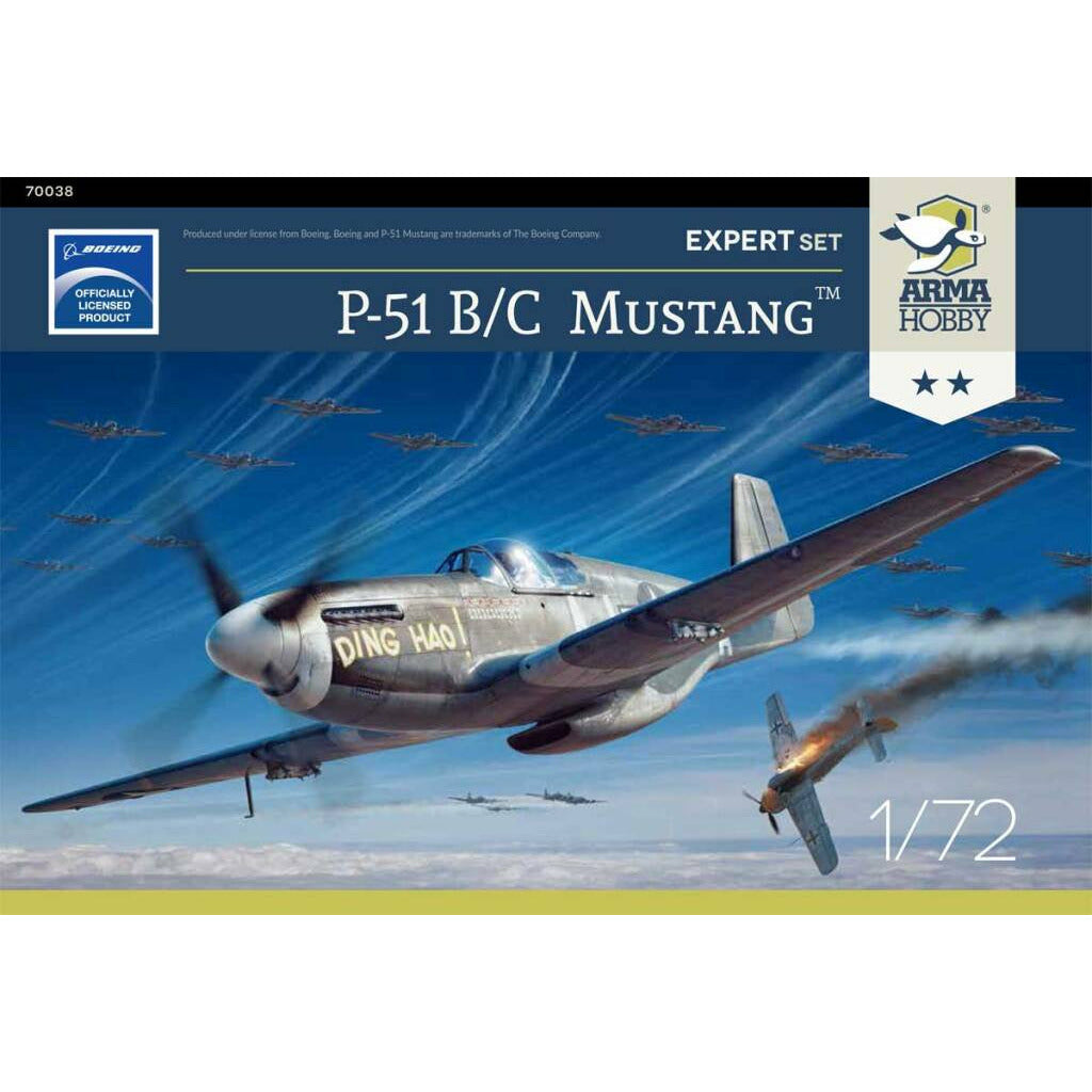 P-51 B/C Mustang Expert Set 1/72 #70038 by Arma Hobby