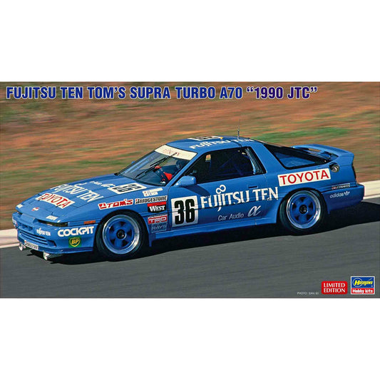 Fujitsu Ten Tom’s Supra Turbo A70 "1990 JTC" 1/24 #20553 by Hasegawa