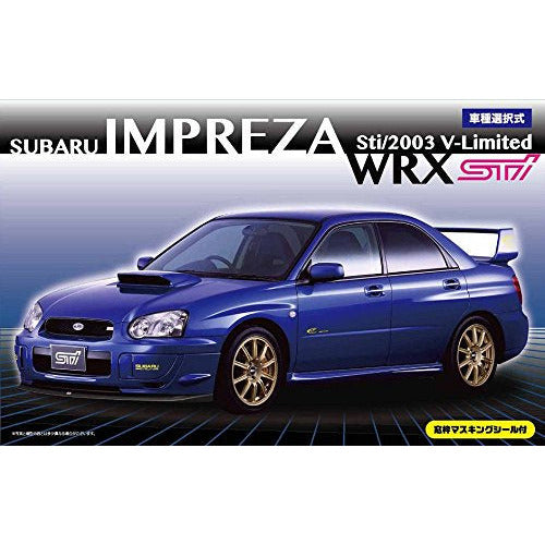 Subaru Impreza WRX Sti/2003 V-Limited w/Window Frame Masking Seal 1/24 #39404 by Fujimi