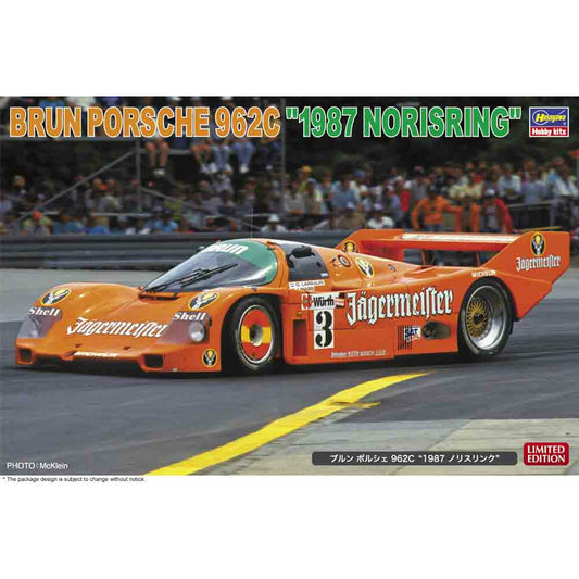 Brun Porsche 962C "1987 Norisring" 1/24 #20557 by Hasegawa