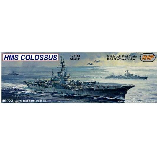 HMS Colossus 1945 1/700 Model Ship Kit #7001 by IHP
