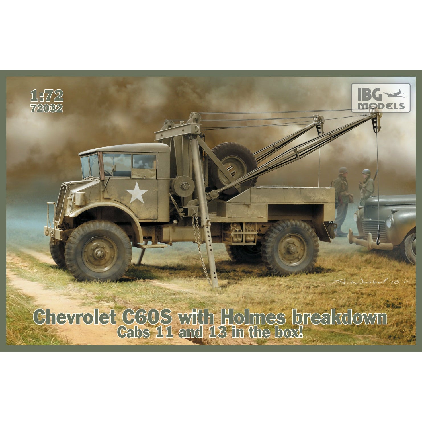 Chevrolet C60S with Holmes Breakdown 1/72 #72032 by IBG Models