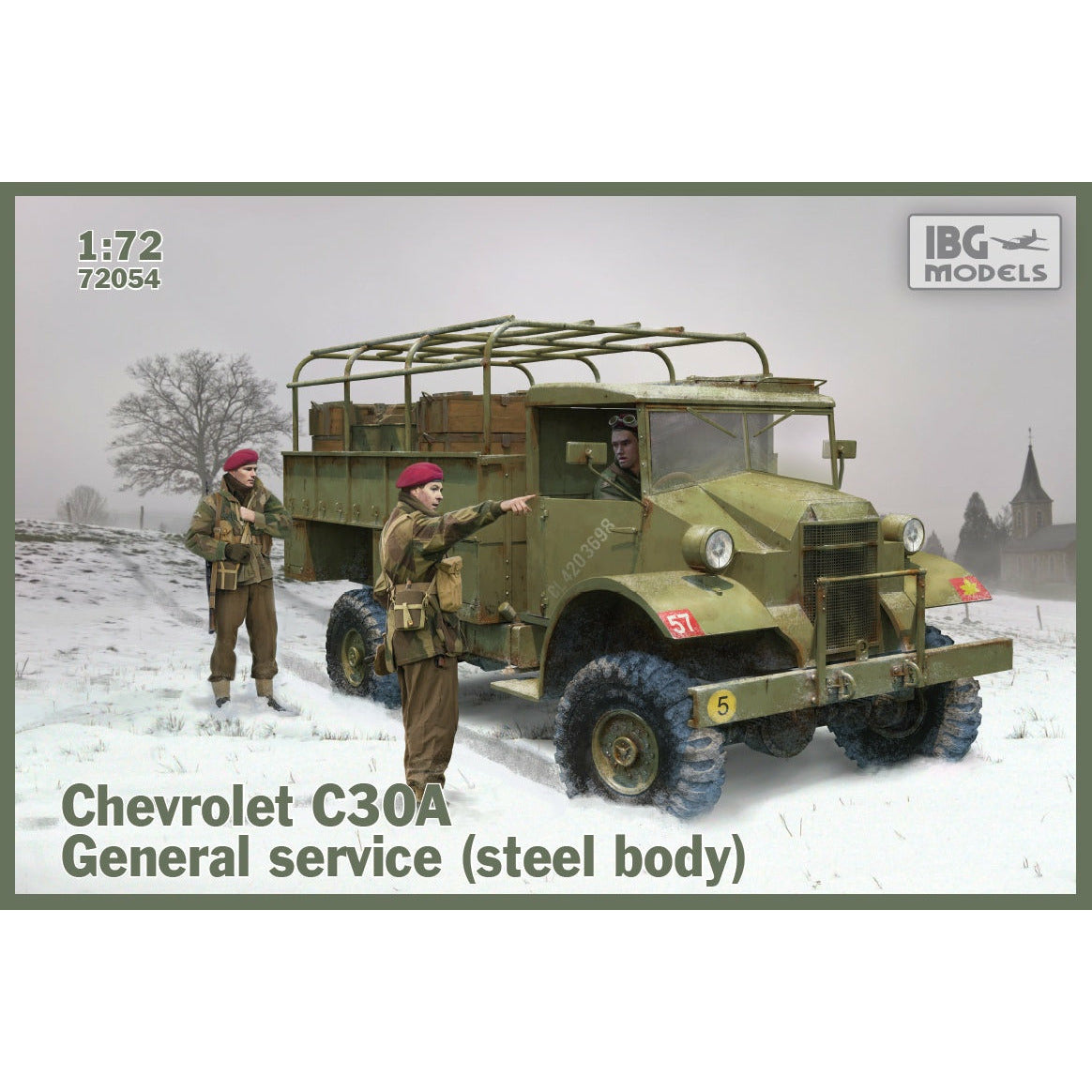 Chevrolet C30A General Service (Steel Body) 1/72 #72054 by IBG Models