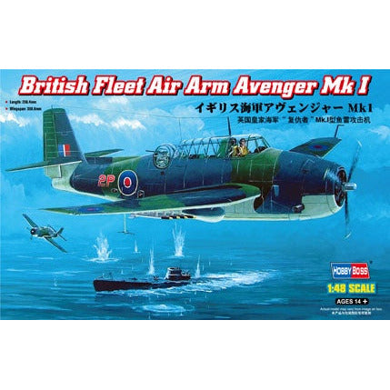 British Fleet Air Arm Avenger Mk 1 1/48 #80331 by Hobby Boss