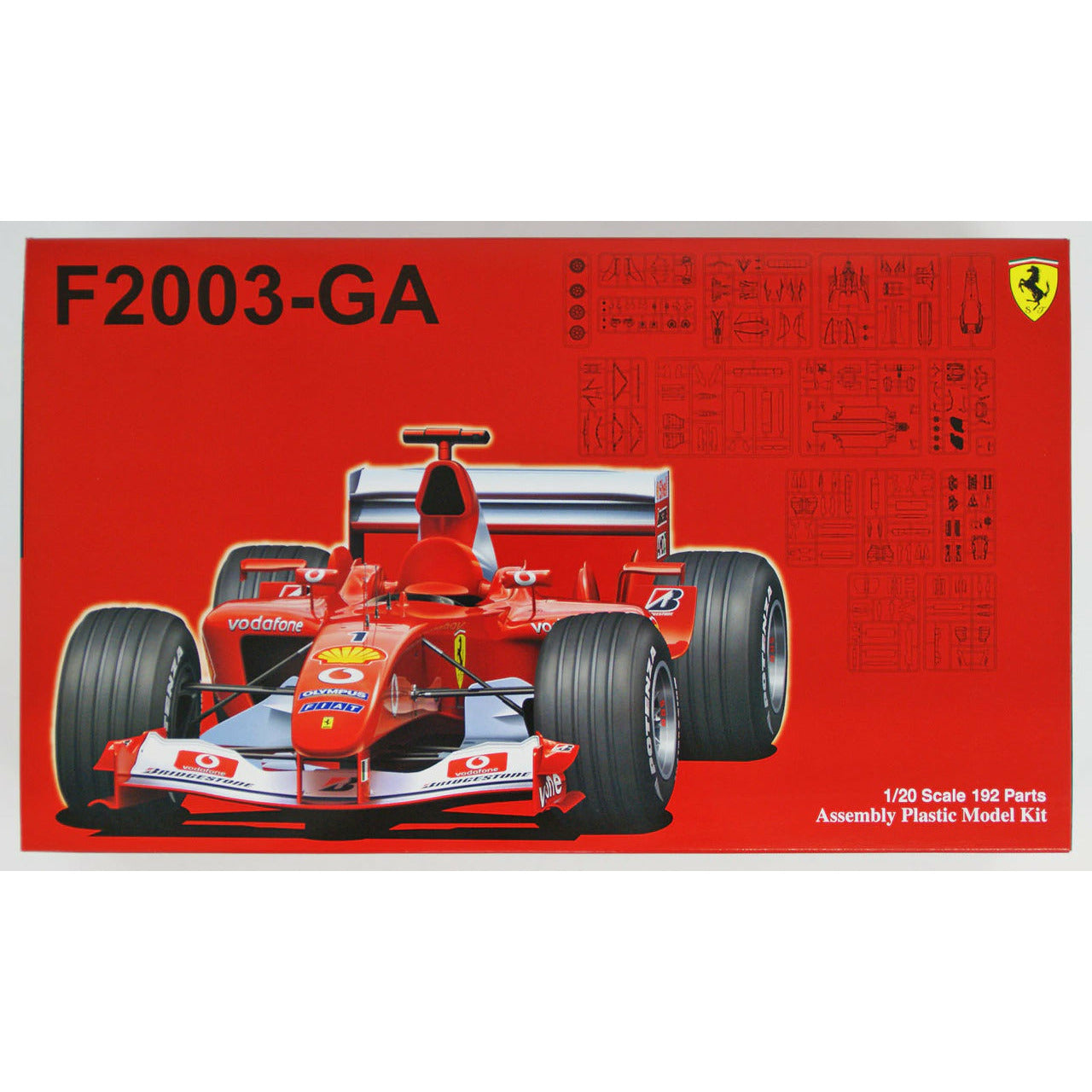 GP23 Ferrari F2003-GA (Japan, Italy, Monaco, Spainl GP) 1/20 #92096 by Fujimi