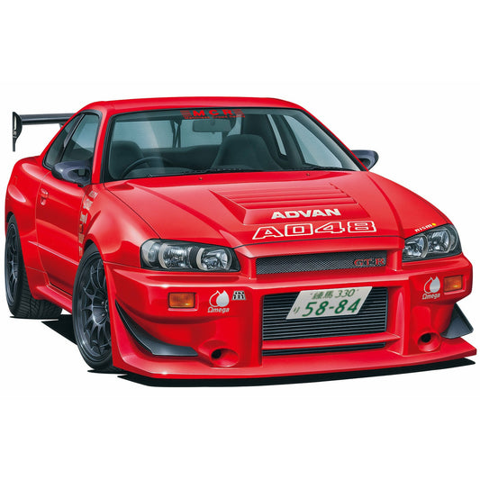 MCR BNR34 Skyline GT-R 2002 (Nissan) 1/24 #6351 by Aoshima