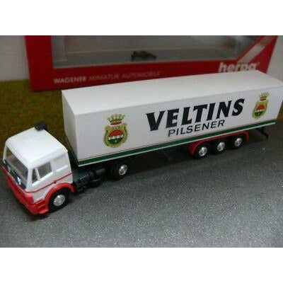 Herpa Wagener Miniature Vehicle 1:87 (HO) #140522 Veltins Pilsner Beer Semi
