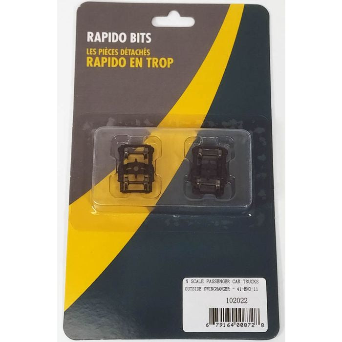 Rapido Bits: N Scale Super-Detailed 41-BNO-11 Outside Swinghanger Passenger Car #102022