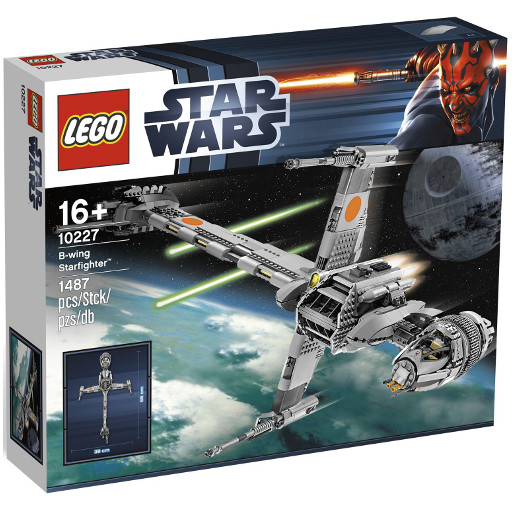Lego Star Wars: B-wing Starfighter - UCS 10227 (seals opened on one end, minor box wear, otherwise sealed and complete)