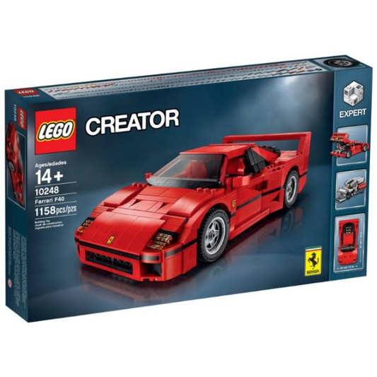 Lego Creator Expert: Ferrari F40 10248 (Box has some crushing)