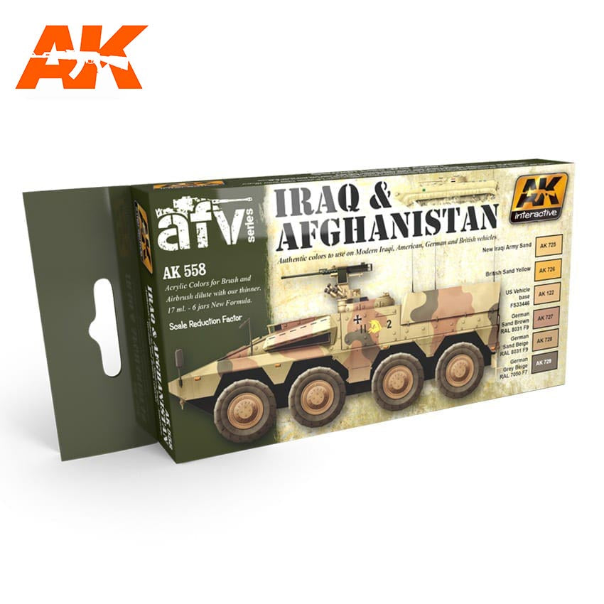 AK-558 Iraq & Afghanistan Colours Set
