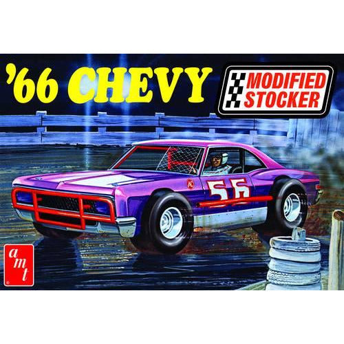 1966 Chevrolet Impala Modified Stocker 1/25 Model Car Kit #1183 by AMT