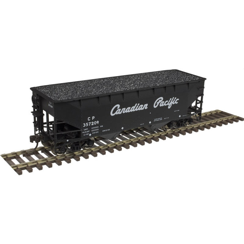 2-Bay Offest Side Hopper Canadian Pacific (Script) #357093 [HO]