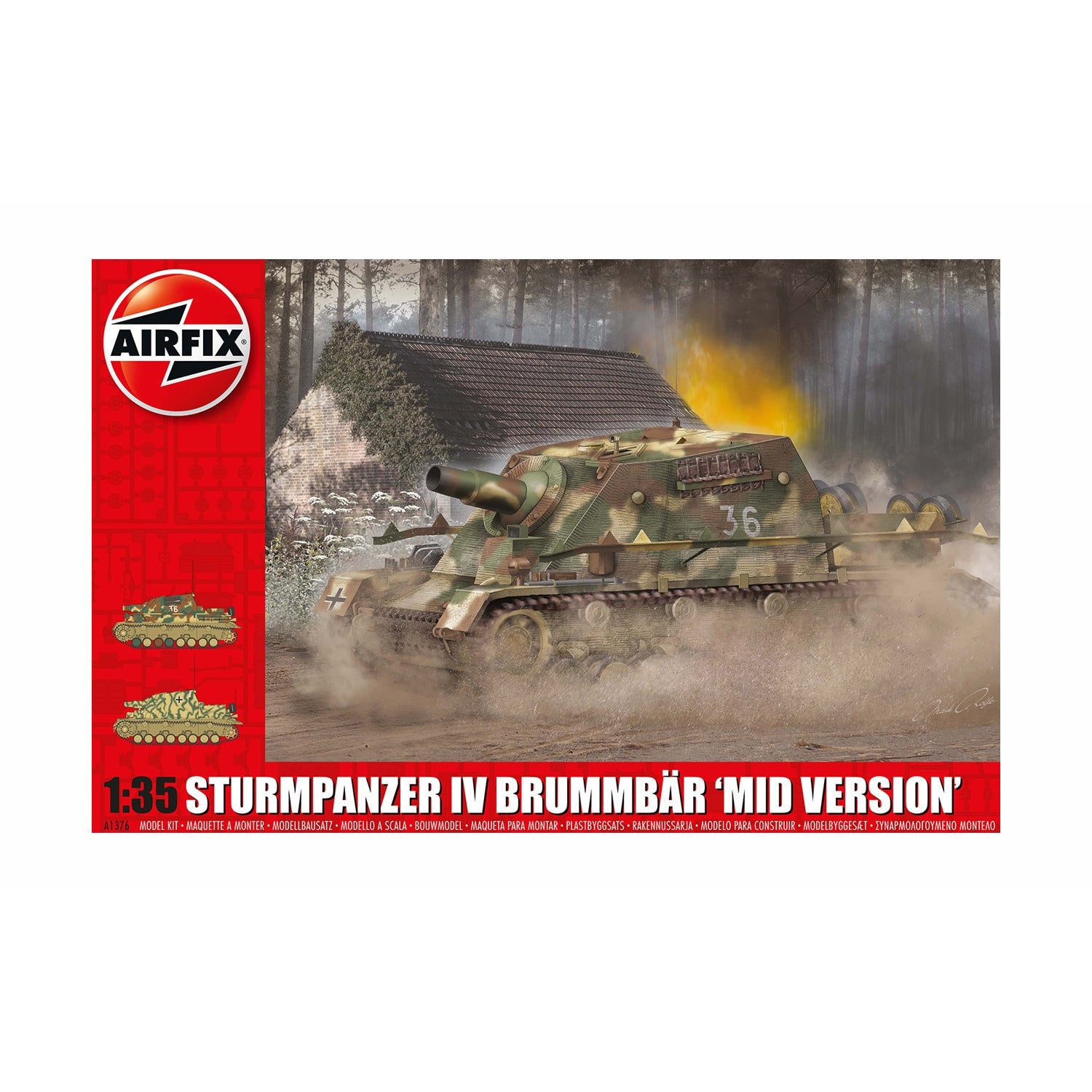 Sturmpanzer IV Brummbär 'Mid Version' 1/35 #01376 by Airfix