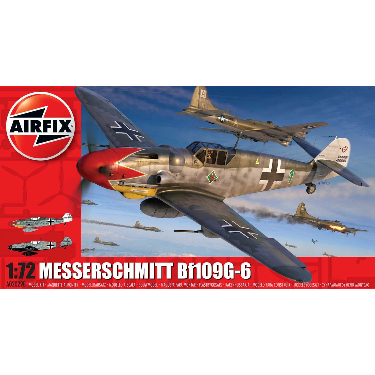 Messerschmitt Bf109g-6 1/72 #02029B by Airfix