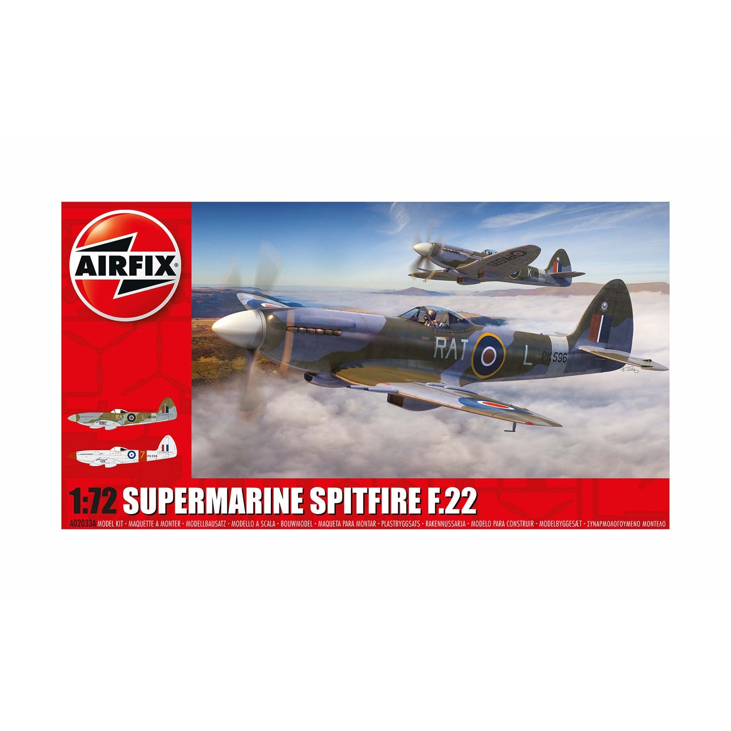 Supermarine Spitfire F.22 1/72 #02033A by Airfix