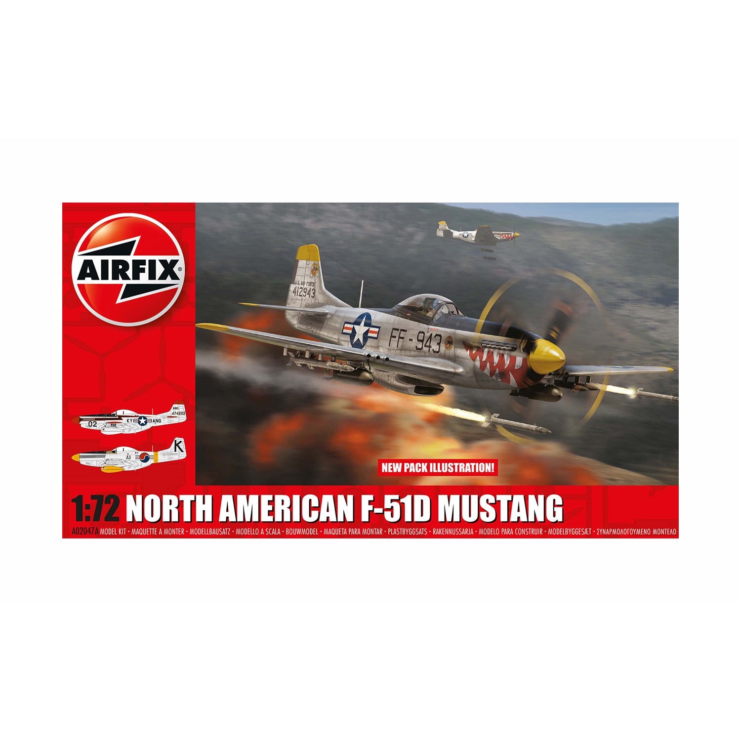 F-51D Mustang 1/72 #02047A by Airfix