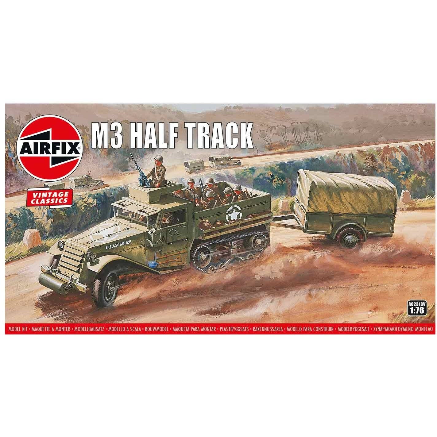 US Half Track M3 1/76 #02318V by Airfix