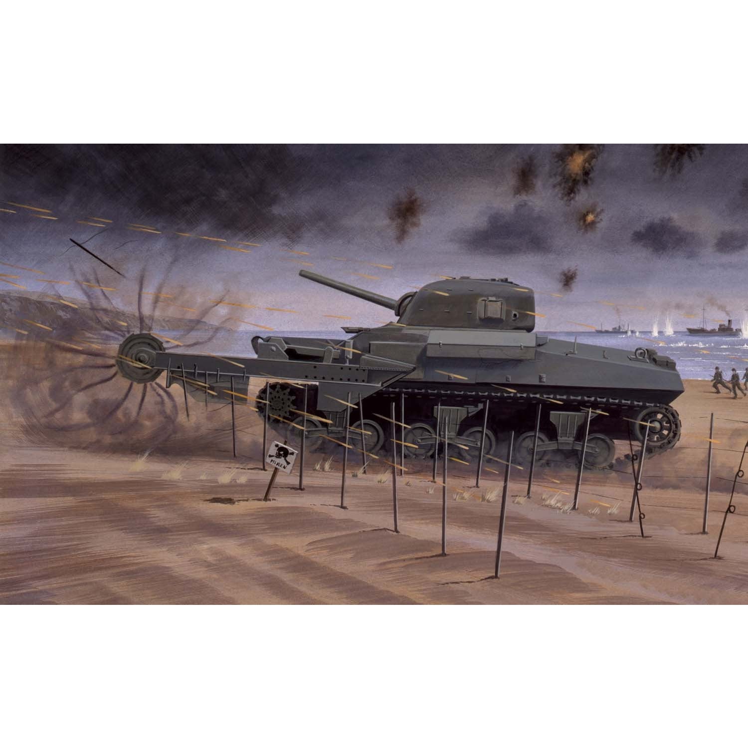 Sherman "Crab" Tank 1/76 #02320 by Airfix