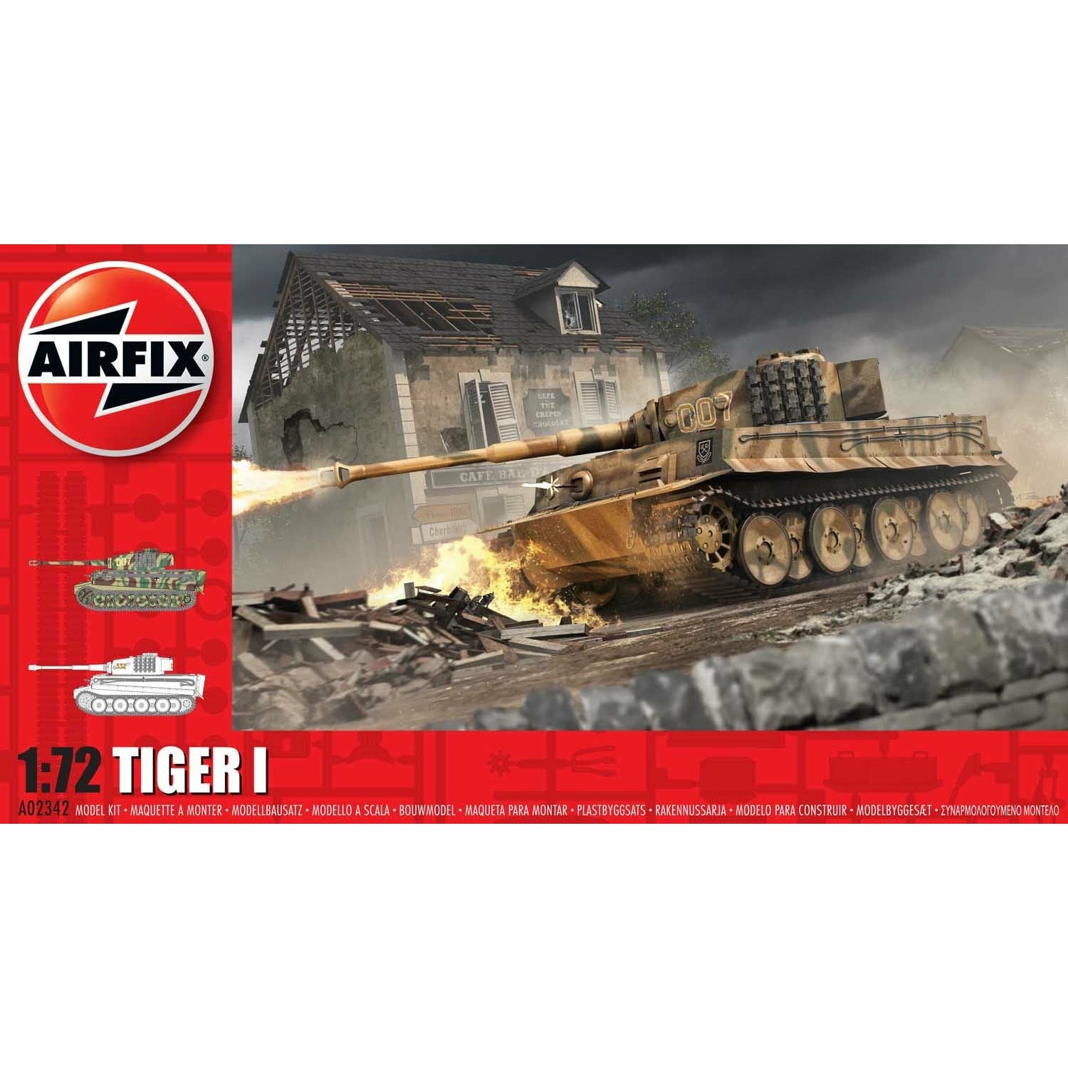 Tiger I 1/72 #02342 by Airfix