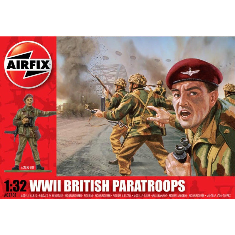 WWII British Paratroops 1/32 #02701 by Airfix