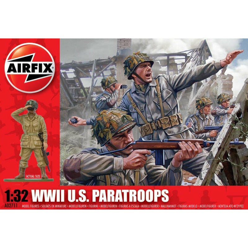 WWII US Paratroops 1/32 #02711 by Airfix