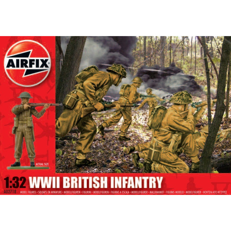 WWII British Infantry 1/32 #02718 by Aifix