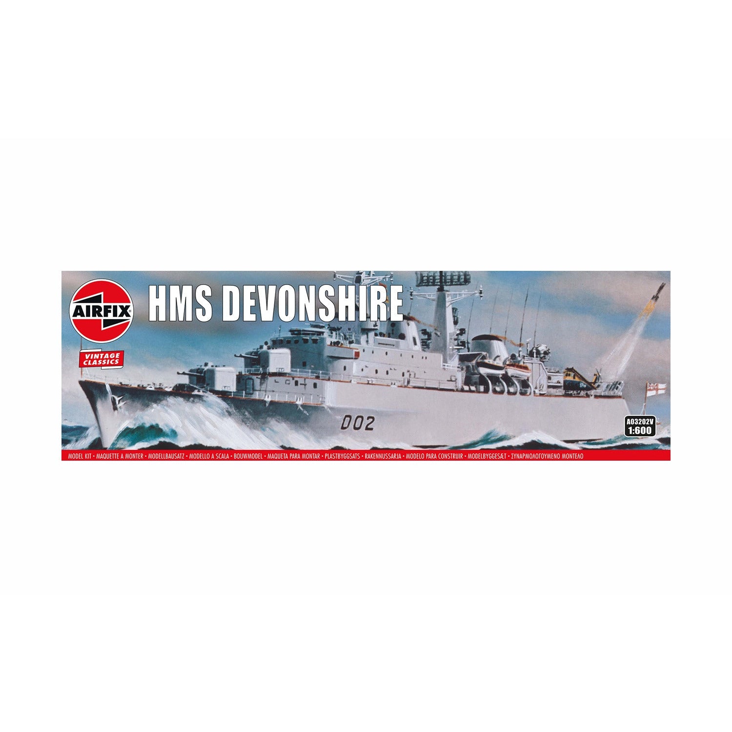 HMS Devonshire 1/600 Model Ship Kit #03202 by Airfix