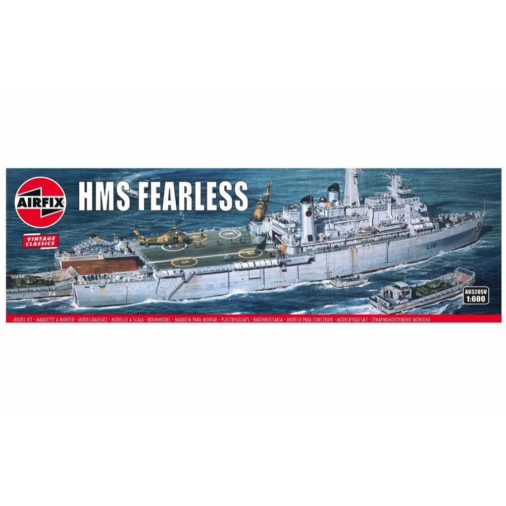 HMS Fearless 1/600 Model Ship Kit #03205V by Airfix