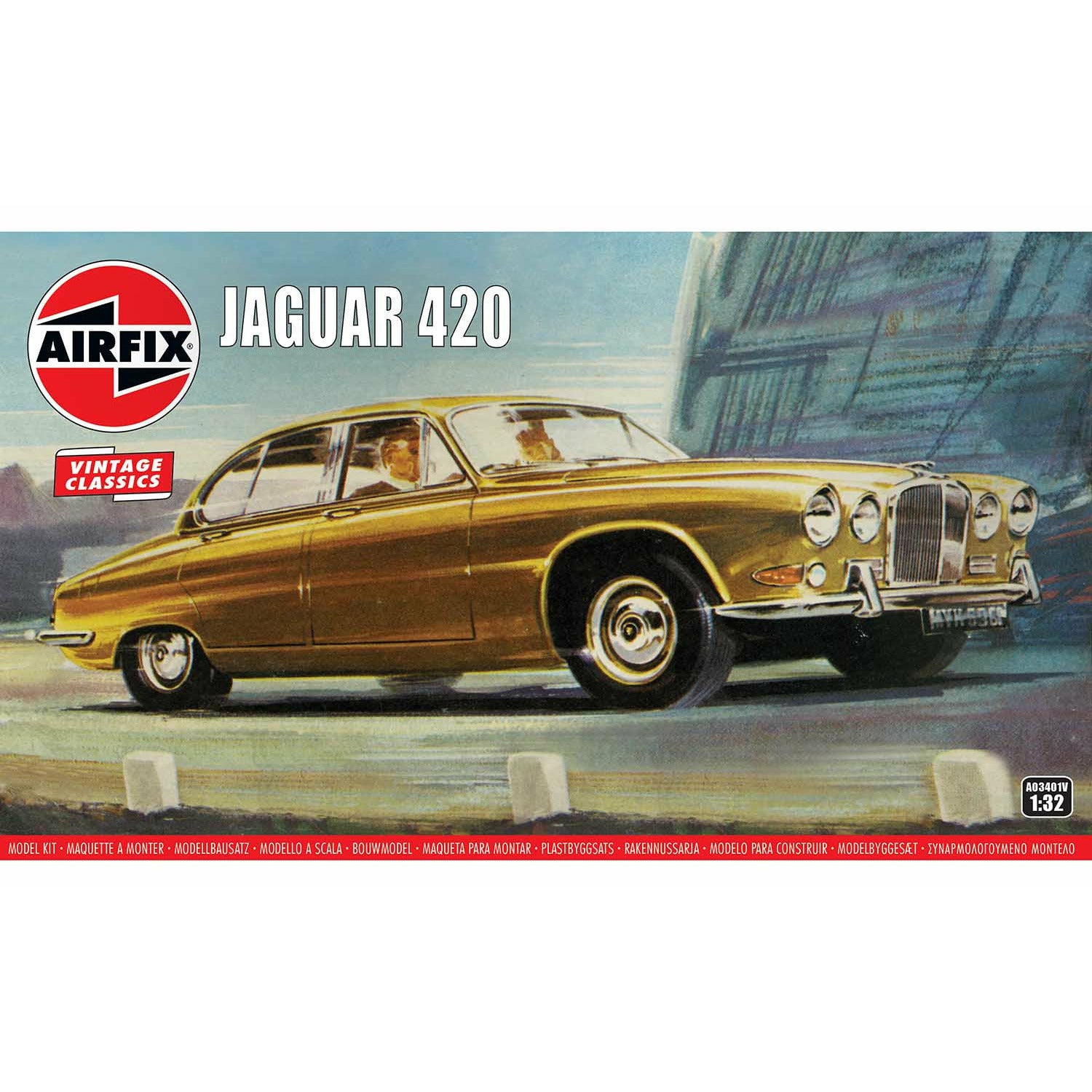 Jaguar 420 1/32 #03401 by Airfix