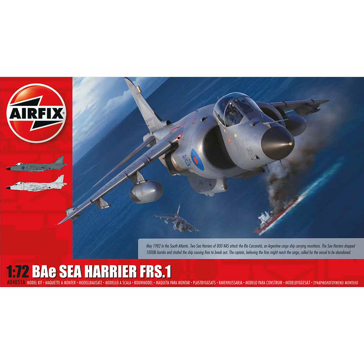 Bae Sea Harrier FRS1 1/72 #04051A by Airfix