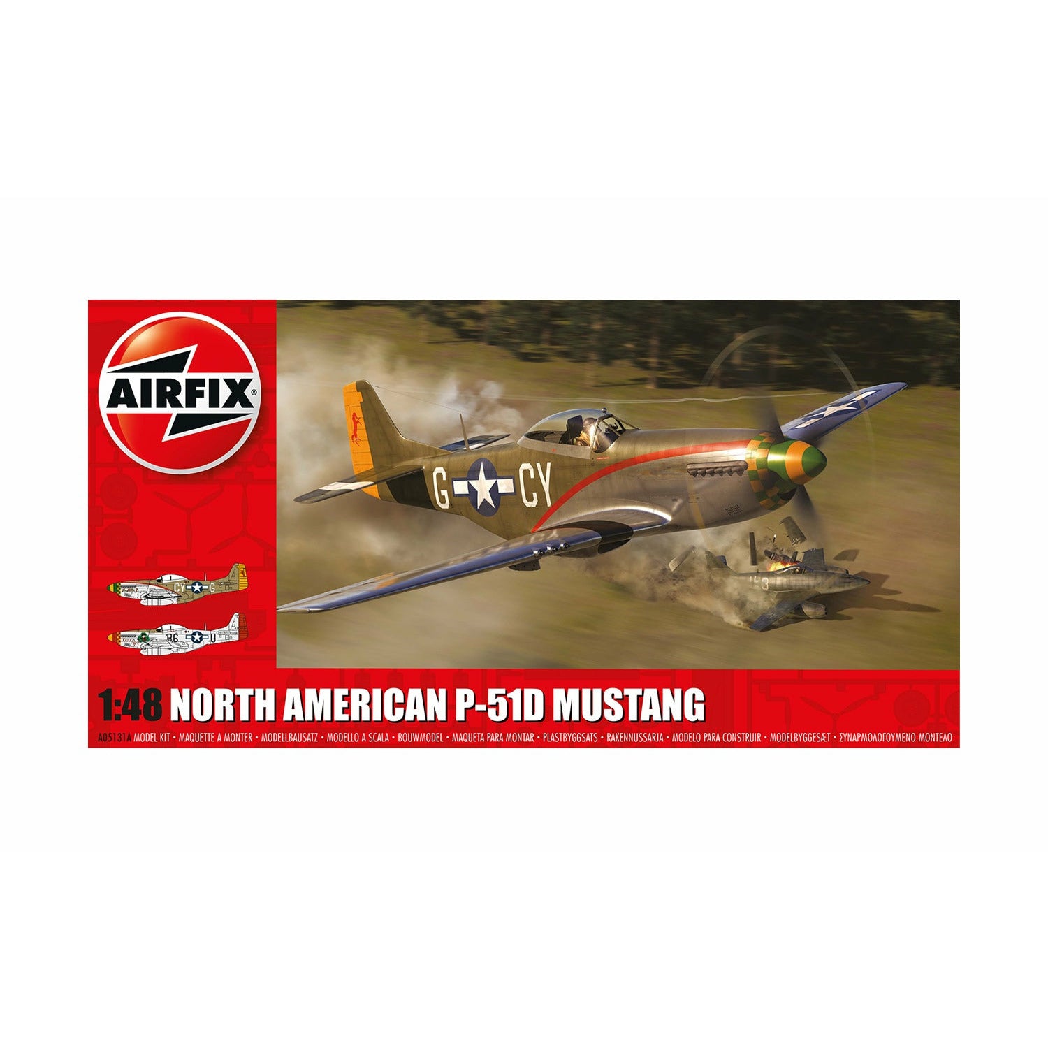 North American P-51d Mustang 1/48 #05131A by Airfix